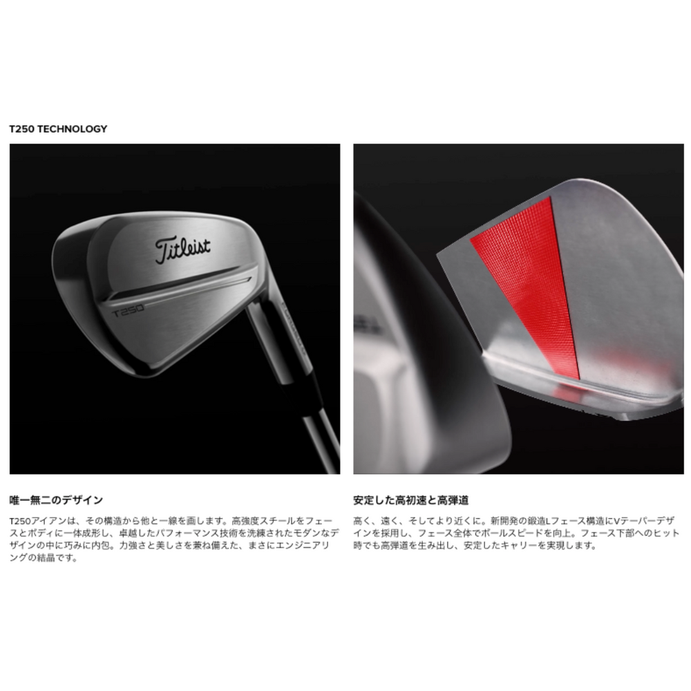 
                  
                    【お取寄せ】最新 2025 タイトリスト T250 アイアン 5番~Pw 6本セット 日本正規品
                  
                